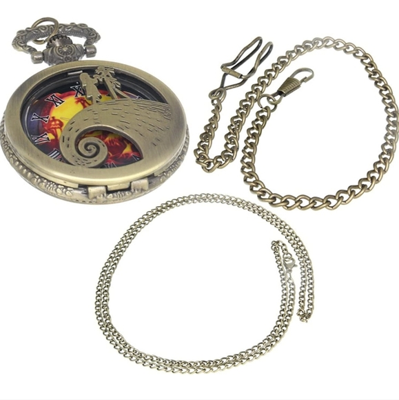 New Jack skellington Nightmare Before Christmas pocket watch - Picture 3 of 3